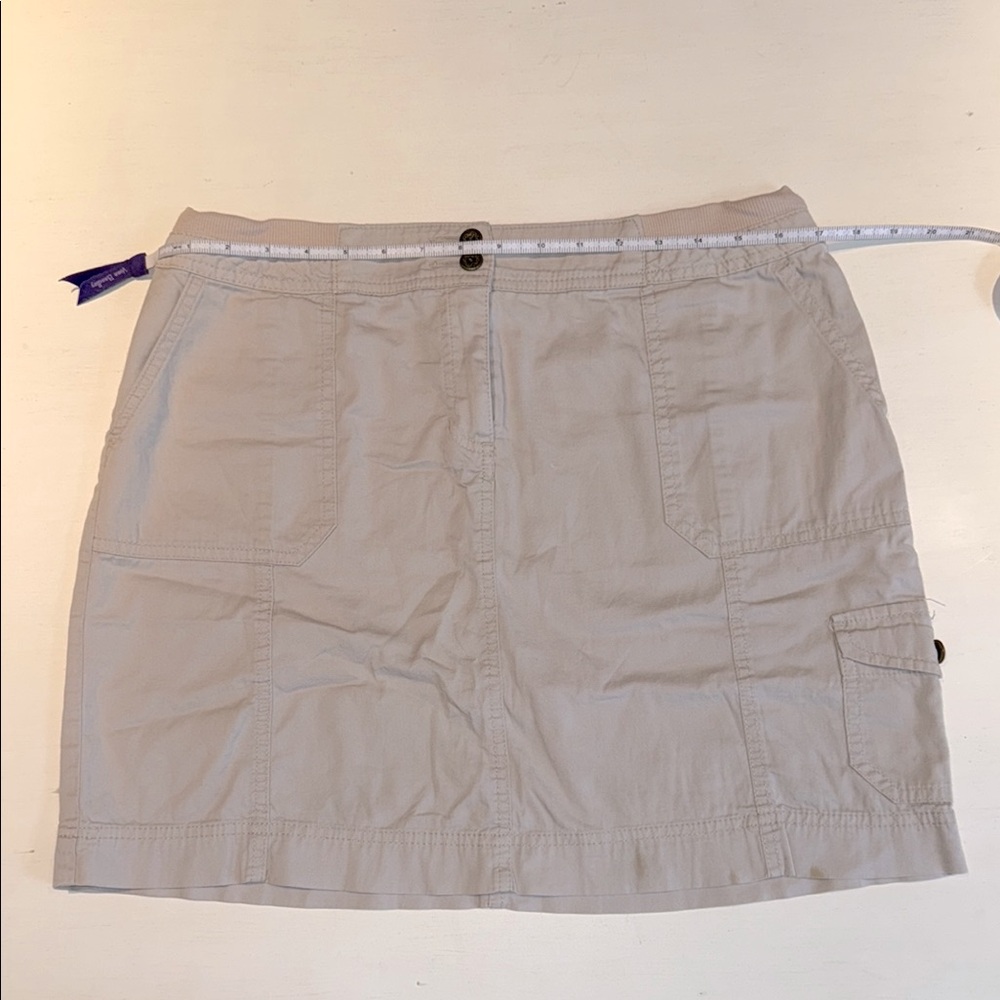 Casual Tan Skirt sz M 17 waist ☀️💕😎